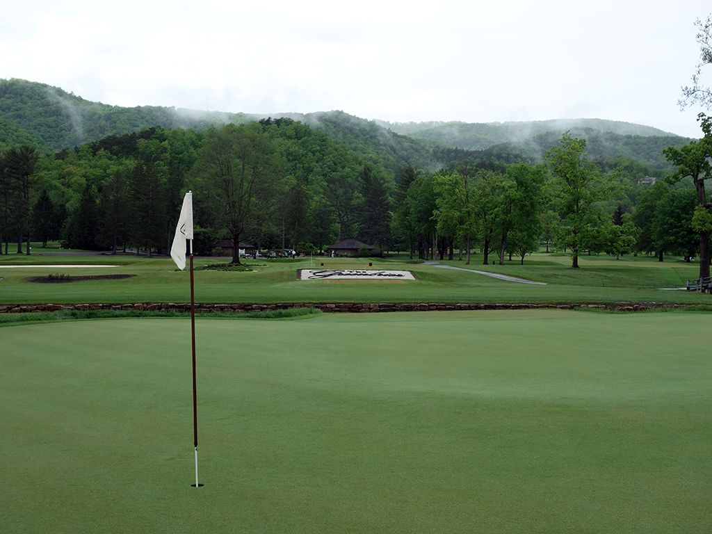18th (Home) Hole at The (Old White TPC) Greenbrier (179 Yard Par 3)